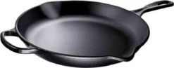 Le Creuset - Gietijzeren Ronde Skillet In Mat Zwart 23cm 7 Le Creuset - Gietijzeren Ronde Skillet In Mat Zwart 23cm -Kookwereld Winkel 1200x472