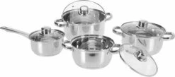 Excellent Houseware Pannenset RVS 8 Delig - 7 Excellent Houseware Pannenset RVS 8 Delig - -Kookwereld Winkel 1200x531