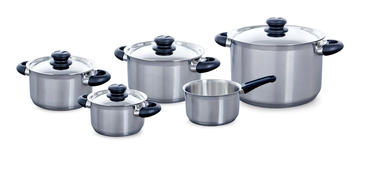 BK Karaat+ Pannenset - 5-delig - RVS – Geschikt Voor Alle Warmtebronnen 15 BK Karaat+ Pannenset - 5-delig - RVS – Geschikt Voor Alle Warmtebronnen - Afbeelding 15