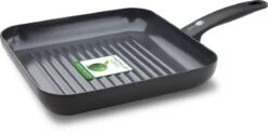 GreenPan Cambridge Grillpan 28cm - Zwart - Inductie - PFAS-vrij 28 GreenPan Cambridge Grillpan 28cm - Zwart - Inductie - PFAS-vrij -Kookwereld Winkel 1200x599 1