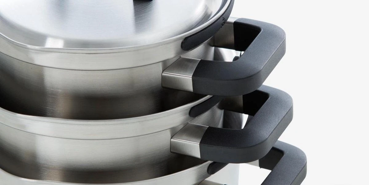 BK Flow Cool Pannenset - 5-delig - Veilig Afgietsysteem 3 BK Flow Cool Pannenset - 5-delig - Veilig Afgietsysteem - Afbeelding 3