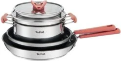 TEFAL G720S604 6-delige Stapelbare Pannenset OPTI'SPACE - RVS - Alle Kookplaten Inclusief Inductie -Kookwereld Winkel 1200x609 1