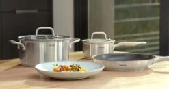 Tefal Virtuoso Pannenset 5 Delig - Hoge Kookpan Ø 22 Cm + Steelpan Ø 16 Cm + Kookpannen Ø 18/20/24 Cm -Kookwereld Winkel 1200x634