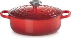 Le Creuset - Gietijzeren - Lage Braadpan - 24cm - Kersenrood 34 Le Creuset - Gietijzeren - Lage Braadpan - 24cm - Kersenrood -Kookwereld Winkel 1200x653 1