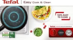 Tefal Sauteerpan Cook & Clean 26 Cm Aluminium Zwart -Kookwereld Winkel 1200x660