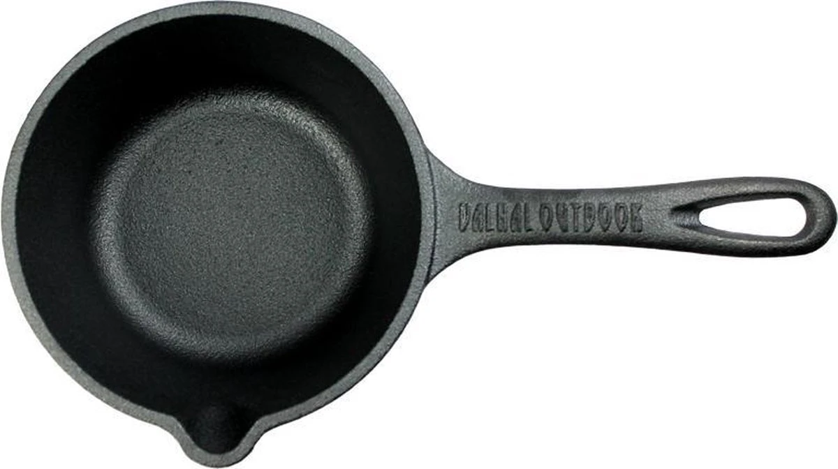 Valhal Outdoor - Gietijzeren Sauspan 1L Met Steel, VH1L.SP 2 Valhal Outdoor - Gietijzeren Sauspan 1L Met Steel, VH1L.SP - Afbeelding 2