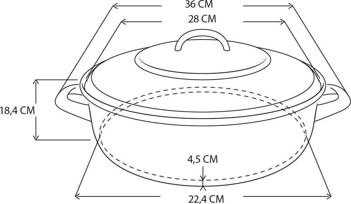 BK Bourgogne Braadpan Ø 28 Cm - Rood - Gietijzer - Inductie 2 BK Bourgogne Braadpan Ø 28 Cm - Rood - Gietijzer - Inductie - Afbeelding 2