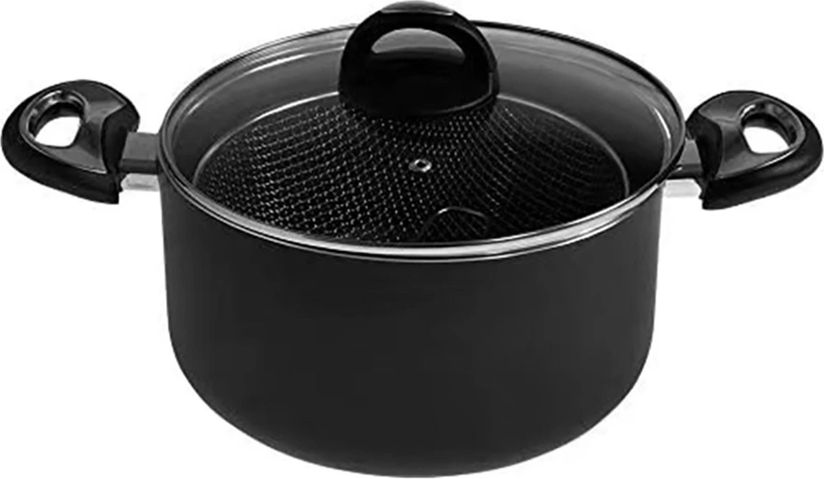 Platinum Frituurpan 24 Cm 6,6 Liter RVS/Glas 3-delig 2 Platinum Frituurpan 24 Cm 6,6 Liter RVS/Glas 3-delig - Afbeelding 2