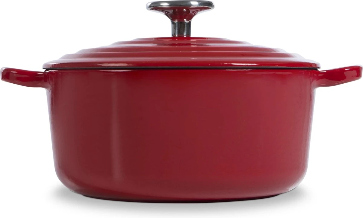 BK Bourgogne Braadpan Ø 20 Cm - Rood - Gietijzer - Inductie 13 BK Bourgogne Braadpan Ø 20 Cm - Rood - Gietijzer - Inductie - Afbeelding 13