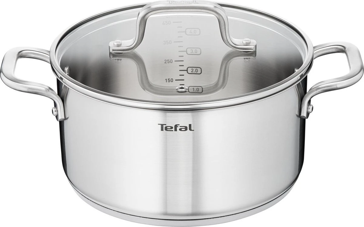 Tefal Virtuoso Pannenset 4-delig - Kookpan Ø 16/20/24 Cm + Steelpan Ø 16 Cm 2 Tefal Virtuoso Pannenset 4-delig - Kookpan Ø 16/20/24 Cm + Steelpan Ø 16 Cm - Afbeelding 2