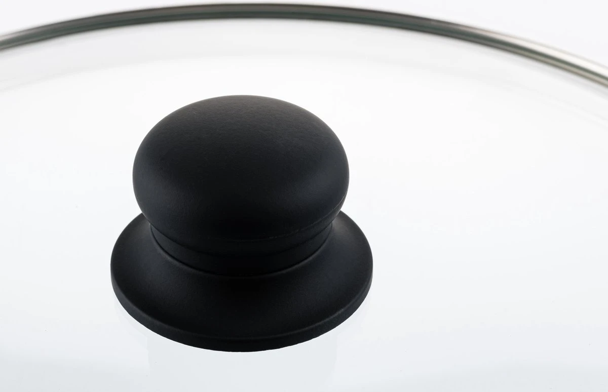 Westinghouse Hapjespan Inductie - Ø 28 Cm - Zwart Marmer - Met Deksel 4 Westinghouse Hapjespan Inductie - Ø 28 Cm - Zwart Marmer - Met Deksel - Afbeelding 4