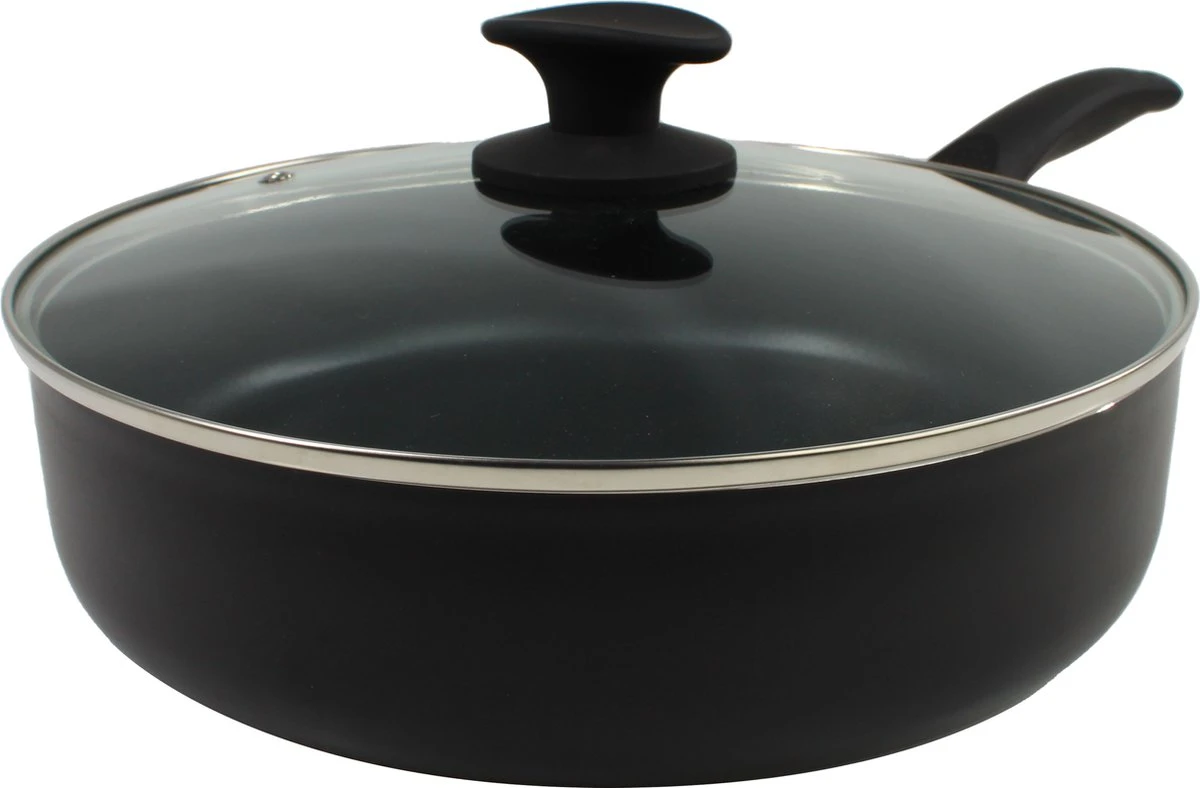 Miller Hapjespan Inductie 28cm - Alle Warmtebronnen - Anti Aanbaklaag 1 Miller Hapjespan Inductie 28cm - Alle Warmtebronnen - Anti Aanbaklaag