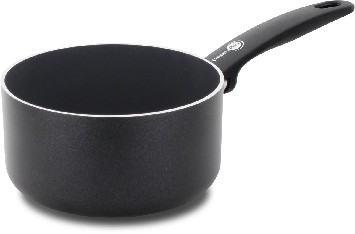 GreenPan Cambridge Steelpan 16cm - Zwart - Inductie - PFAS-vrij 1 GreenPan Cambridge Steelpan 16cm - Zwart - Inductie - PFAS-vrij