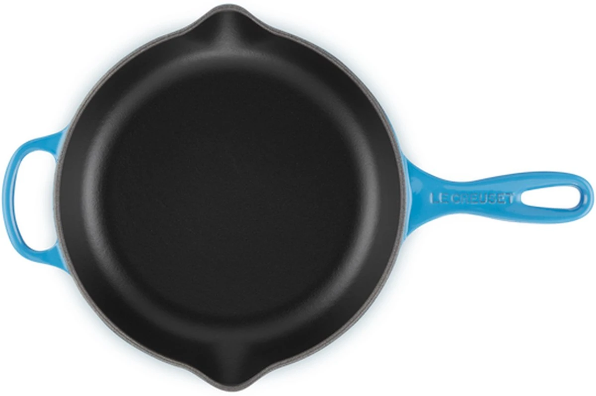 Le Creuset - Gietijzeren Ronde Skillet In Azure 23cm 3 Le Creuset - Gietijzeren Ronde Skillet In Azure 23cm - Afbeelding 3