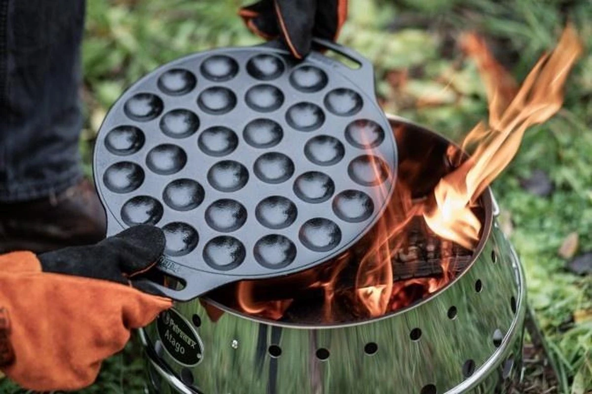 Petromax - Gietijzeren Poffertjes Pan 8 Petromax - Gietijzeren Poffertjes Pan - Afbeelding 8