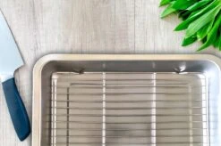 YUGN Braadslede Ovenschaal Braadslee Oven - Braadslede Met Rooster Voor Ovengerechten - Roestvrijstaal En 40x30x7CM - Cadeau Tip 18 YUGN Braadslede Ovenschaal Braadslee Oven - Braadslede Met Rooster Voor Ovengerechten - Roestvrijstaal En 40x30x7CM - Cadeau Tip -Kookwereld Winkel 1200x799 85