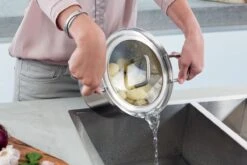 BK Q-linair Master Glas Pannenset - 5-delig - Glazen Deksel - Veilig Afgietsysteem - Inductie -Kookwereld Winkel 1200x800 13