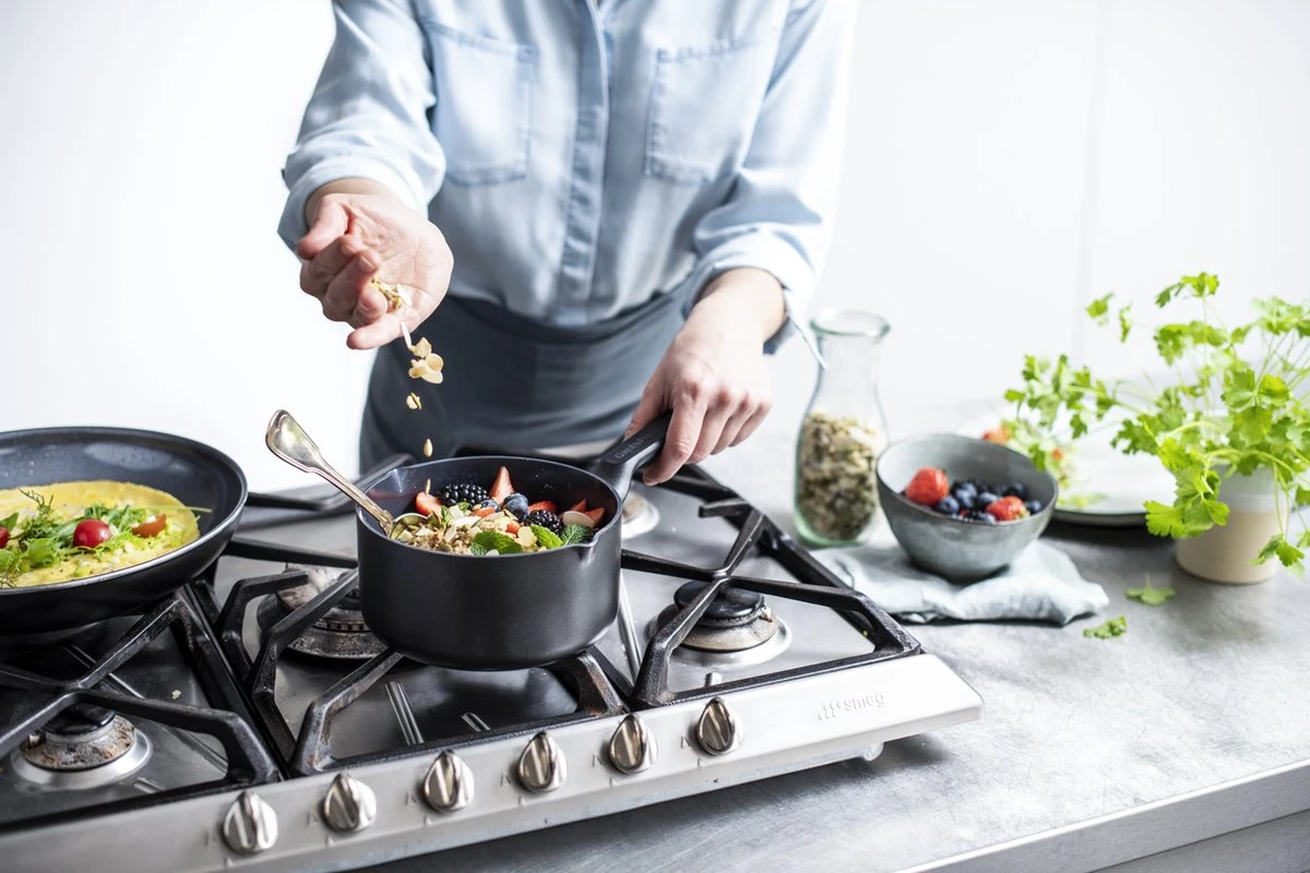 GreenPan Memphis Pannenset - 4-delig - Zwart - Inductie - PFAS-vrij 4 GreenPan Memphis Pannenset - 4-delig - Zwart - Inductie - PFAS-vrij - Afbeelding 4