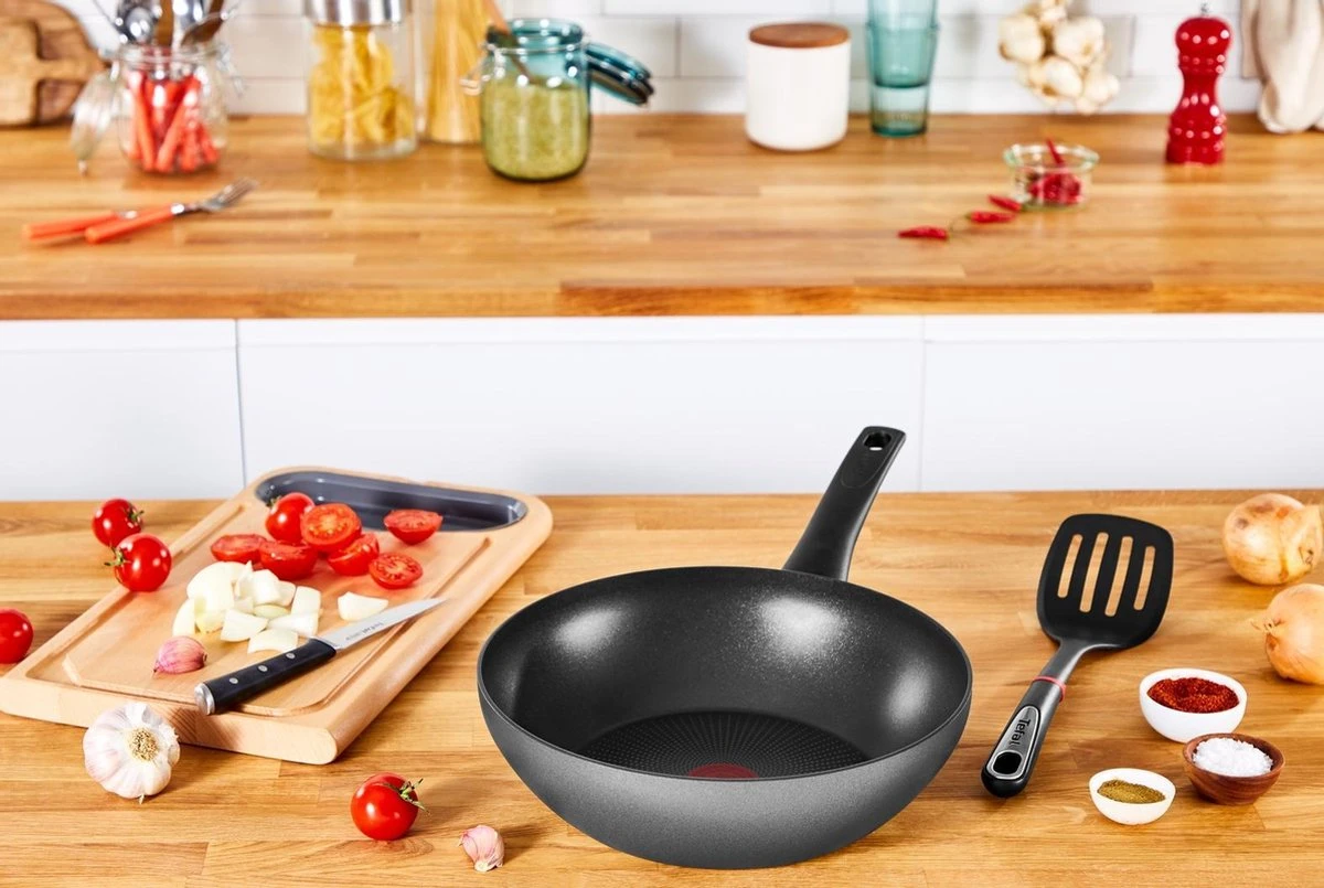 Tefal Easy Chef Wokpan - Ø 28 Cm 6 Tefal Easy Chef Wokpan - Ø 28 Cm - Afbeelding 6