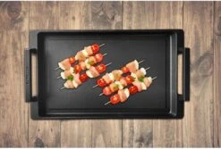 Eurolux Teppanyaki Plaat Met Grepen - 41 X 24 X 2.5 Cm - Zwart - Aluminium - Geschikt Voor Alle Warmtebronnen 14 Eurolux Teppanyaki Plaat Met Grepen - 41 X 24 X 2.5 Cm - Zwart - Aluminium - Geschikt Voor Alle Warmtebronnen -Kookwereld Winkel 1200x809