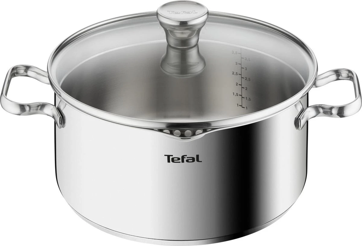 Tefal Duetto 3-delige Kookset - Steelpan Ø 16 Cm, Kookpan Ø 20/24 Cm 8 Tefal Duetto 3-delige Kookset - Steelpan Ø 16 Cm, Kookpan Ø 20/24 Cm - Afbeelding 8