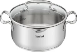 Tefal Duetto+ Pannenset -10 Delig- 5 Pannen - Kookpannenset - Zilver - Afdruipdeksels 17 Tefal Duetto+ Pannenset -10 Delig- 5 Pannen - Kookpannenset - Zilver - Afdruipdeksels -Kookwereld Winkel 1200x816