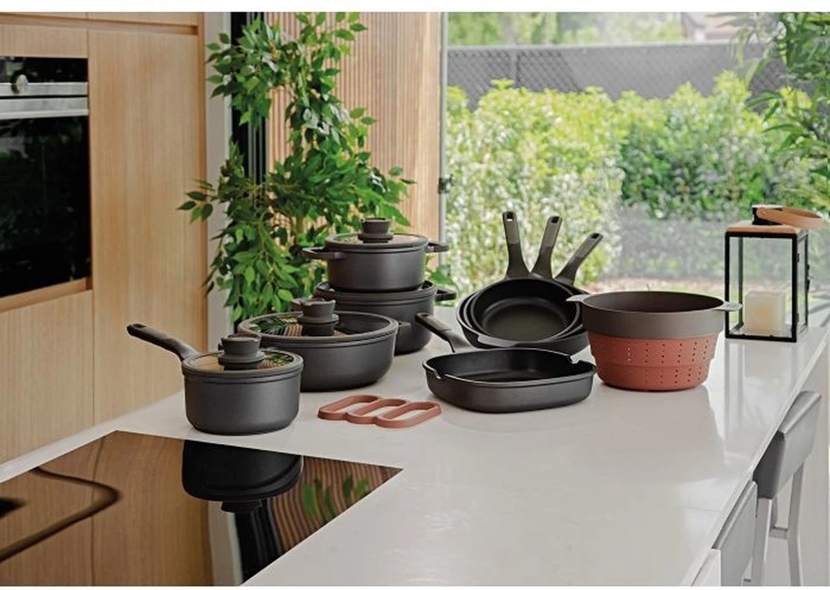 BergHOFF Koekenpan Stone 24 Cm - Leo 4 BergHOFF Koekenpan Stone 24 Cm - Leo - Afbeelding 4