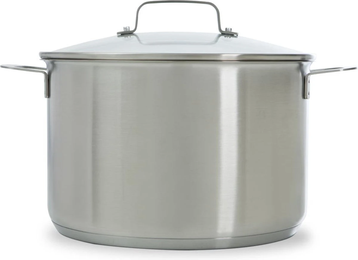 BK Bistro Soeppan Ø 24 Cm - RVS - Glazen Deksel - Inductie 2 BK Bistro Soeppan Ø 24 Cm - RVS - Glazen Deksel - Inductie - Afbeelding 2
