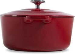 BK Bourgogne Braadpan Ø 28 Cm - Rood - Gietijzer - Inductie 19 BK Bourgogne Braadpan Ø 28 Cm - Rood - Gietijzer - Inductie -Kookwereld Winkel 1200x872 7
