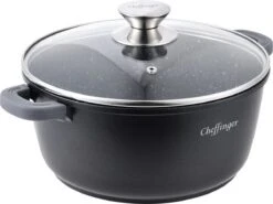 Cheffinger Kookpan/Diepe Pan Met Deksel - 20cm - 2,5L -Kookwereld Winkel 1200x898 1