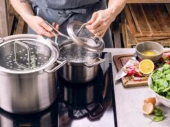 BK Q-linair Master Glas Pannenset - 5-delig - Glazen Deksel - Veilig Afgietsysteem - Inductie -Kookwereld Winkel 1200x900 5