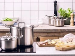 BK Q-linair Master Glas Pannenset - 5-delig - Glazen Deksel - Veilig Afgietsysteem - Inductie -Kookwereld Winkel 1200x900 6