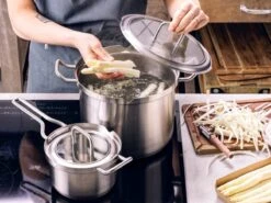 BK Q-linair Master Glas Pannenset - 5-delig - Glazen Deksel - Veilig Afgietsysteem - Inductie -Kookwereld Winkel 1200x900 8