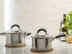 Sola Pannenset Venice - 4 Delig - Ø 16,16,18,20 Cm - Zilver - RVS - Sandwichbodem 13 Sola Pannenset Venice - 4 Delig - Ø 16,16,18,20 Cm - Zilver - RVS - Sandwichbodem -Kookwereld Winkel 1200x906 1