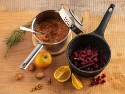 Sola Steelpan Fair Cooking - Ø 18 Cm - Zwart/wit - Aluminium - Antiaanbaklaag 11 Sola Steelpan Fair Cooking - Ø 18 Cm - Zwart/wit - Aluminium - Antiaanbaklaag -Kookwereld Winkel 1200x906 9