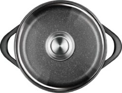 Smile 10-Delige Pannenset - Anti Aanbaklaag - Vaatwasser Bestendig - Zwart - MGK-17 14 Smile 10-Delige Pannenset - Anti Aanbaklaag - Vaatwasser Bestendig - Zwart - MGK-17 -Kookwereld Winkel 1200x919 4