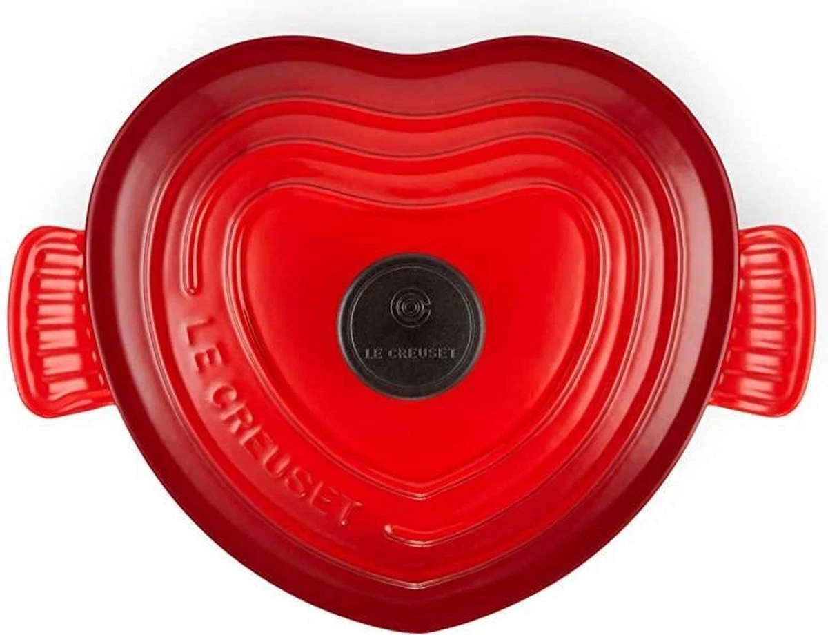 LE CREUSET - Signature - Braadpan Hart 20cm Rood 2 LE CREUSET - Signature - Braadpan Hart 20cm Rood - Afbeelding 2