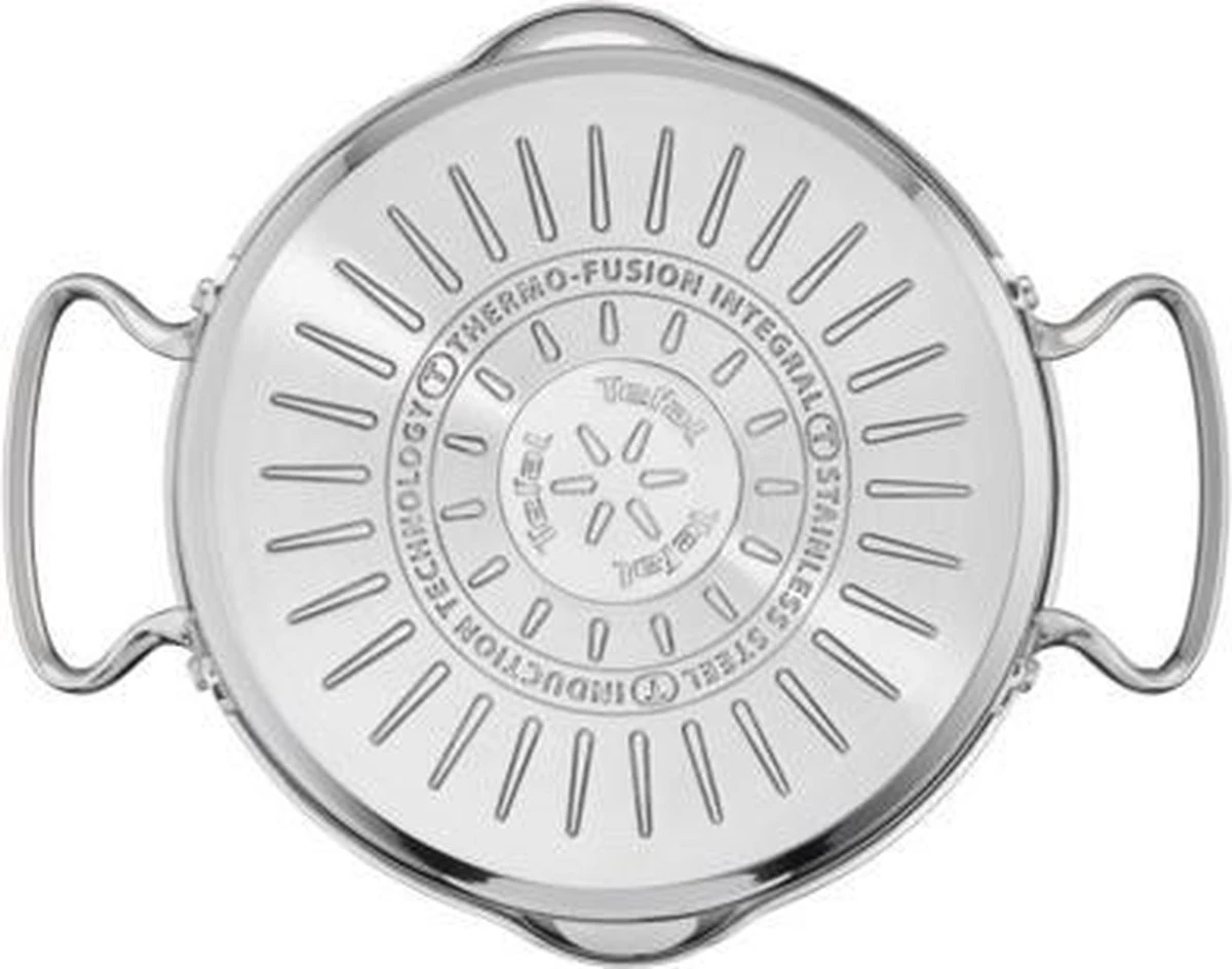 Tefal Duetto+ Pannenset -10 Delig- 5 Pannen - Kookpannenset - Zilver - Afdruipdeksels 10 Tefal Duetto+ Pannenset -10 Delig- 5 Pannen - Kookpannenset - Zilver - Afdruipdeksels - Afbeelding 10