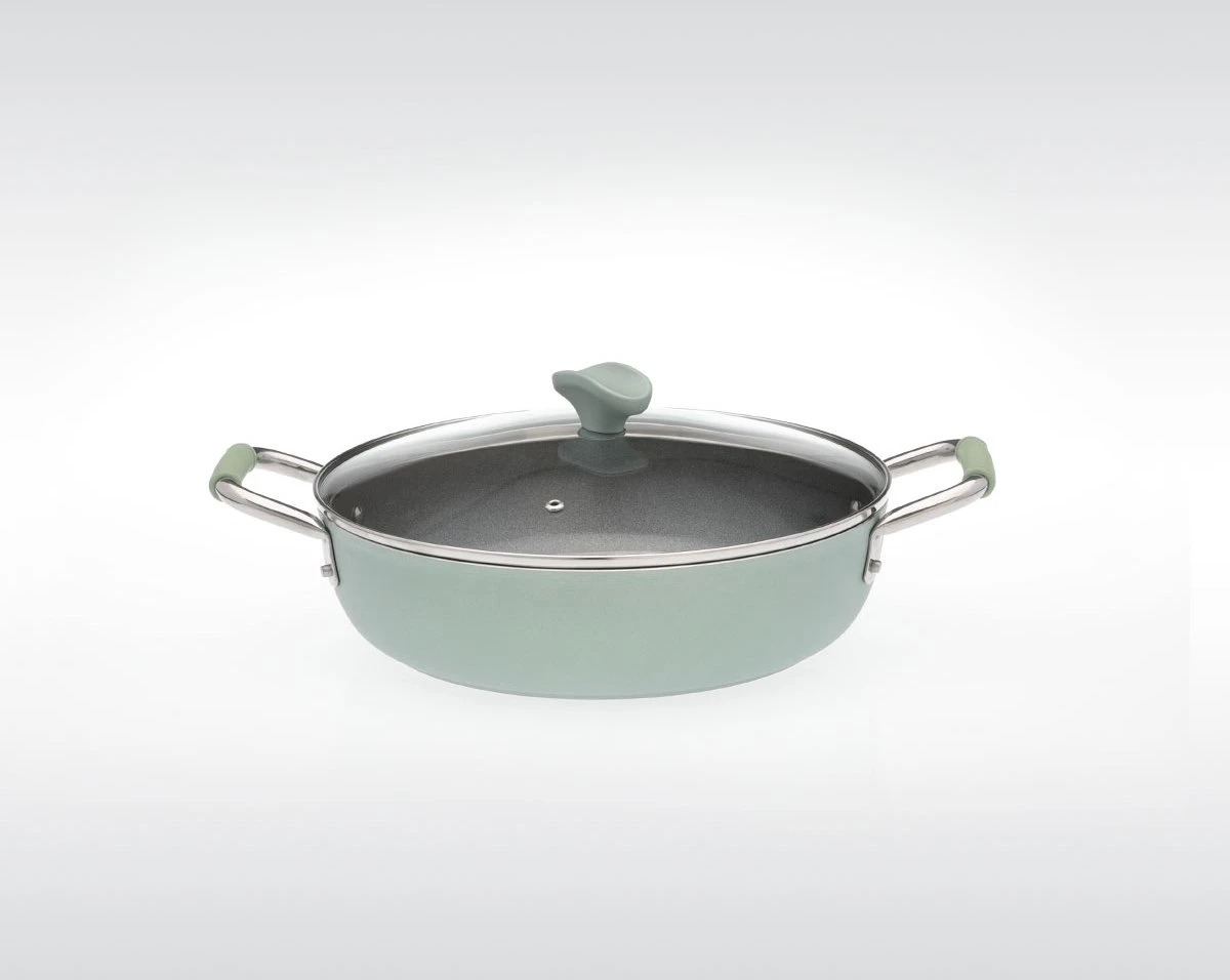 Primecook - Braadpan / Hapjespan Met Deksel - Ø 28 Cm - PFAS-vrij - Inductie - Ecoshield 13 Primecook - Braadpan / Hapjespan Met Deksel - Ø 28 Cm - PFAS-vrij - Inductie - Ecoshield - Afbeelding 13