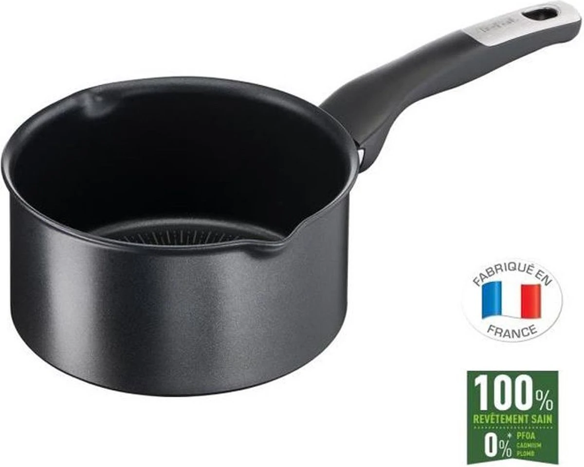 Tefal Unlimited Hoogwaardig Titanium Coated Non-Stick Steelpan - 18 Cm - 2L 1 Tefal Unlimited Hoogwaardig Titanium Coated Non-Stick Steelpan - 18 Cm - 2L