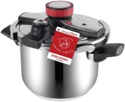 Royal Swiss Snelkookpan / Couscous Pan - 2 In 1 - 10 Liter - Ø 26 Cm - RVS - Inductie - Automatische Sluiting -Kookwereld Winkel 1200x976 7