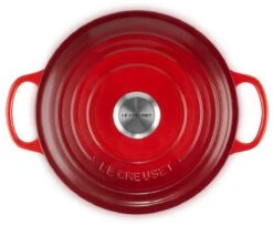 Le Creuset - Gietijzeren - Lage Braadpan - 24cm - Kersenrood 22 Le Creuset - Gietijzeren - Lage Braadpan - 24cm - Kersenrood -Kookwereld Winkel 1200x988 1