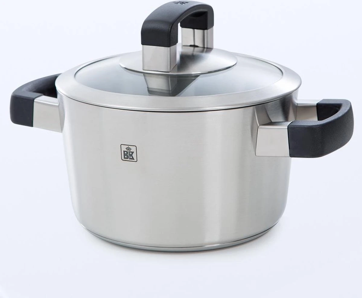 BK Conical Cool Glas Pannenset - 5-delig - Glazen Deksels - Geschikt Voor Alle Warmtebronnen 3 BK Conical Cool Glas Pannenset - 5-delig - Glazen Deksels - Geschikt Voor Alle Warmtebronnen - Afbeelding 3