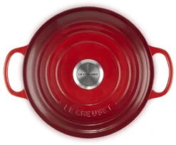 Le Creuset - Gietijzeren - Lage Braadpan - 24cm - Kersenrood 27 Le Creuset - Gietijzeren - Lage Braadpan - 24cm - Kersenrood -Kookwereld Winkel 1200x989 1