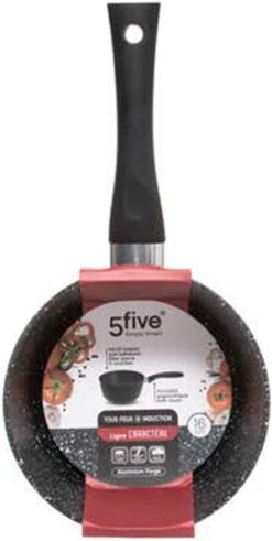5Five - Steelpan/sauspan - Alle Kookplaten Geschikt - Zwart - D16 Cm 10 5Five - Steelpan/sauspan - Alle Kookplaten Geschikt - Zwart - D16 Cm -Kookwereld Winkel 604x1200