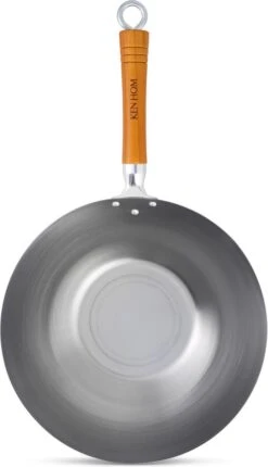 Ken Hom Classic Wok - Ø 32cm In Koolstofstaal En Houten Greep -Kookwereld Winkel 690x1200 1