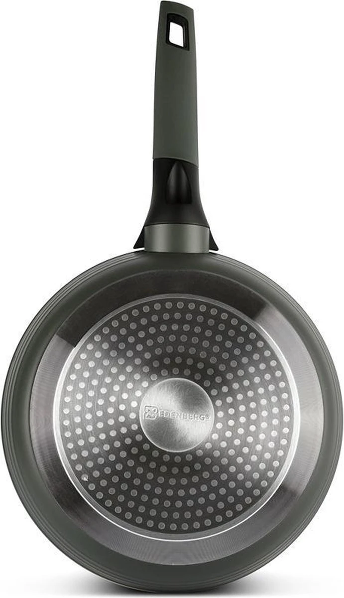 Edënbërg Green Line - 12-delige Luxe Pannenset Van Gesmeed Aluminium - Keramische/Marmeren Coating 3 Edënbërg Green Line - 12-delige Luxe Pannenset Van Gesmeed Aluminium - Keramische/Marmeren Coating - Afbeelding 3