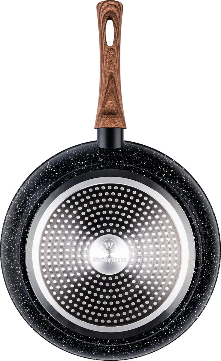 Westinghouse Pannenset - Speciale Editie Koekenpan 20cm + Koekenpan 24cm + Koekenpan 28cm - Koekenpannenset 3-delig - Geschikt Voor Alle Warmtebronnen Inclusief Inductie 5 Westinghouse Pannenset - Speciale Editie Koekenpan 20cm + Koekenpan 24cm + Koekenpan 28cm - Koekenpannenset 3-delig - Geschikt Voor Alle Warmtebronnen Inclusief Inductie - Afbeelding 5