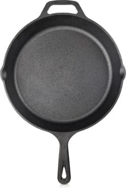 Navaris Gietijzeren Koekenpan - Braadpan Van Gietijzer - Ronde Skillet - Geschikt Voor Alle Warmtebronnen - Ø 25 Cm - Ovenbestendig Tot 260?graden 16 Navaris Gietijzeren Koekenpan - Braadpan Van Gietijzer - Ronde Skillet - Geschikt Voor Alle Warmtebronnen - Ø 25 Cm - Ovenbestendig Tot 260?graden -Kookwereld Winkel 802x1200
