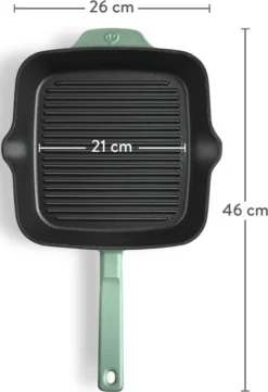 Springlane Gietijzeren Grillpan Mint, 26 Cm 25 Springlane Gietijzeren Grillpan Mint, 26 Cm -Kookwereld Winkel 822x1200